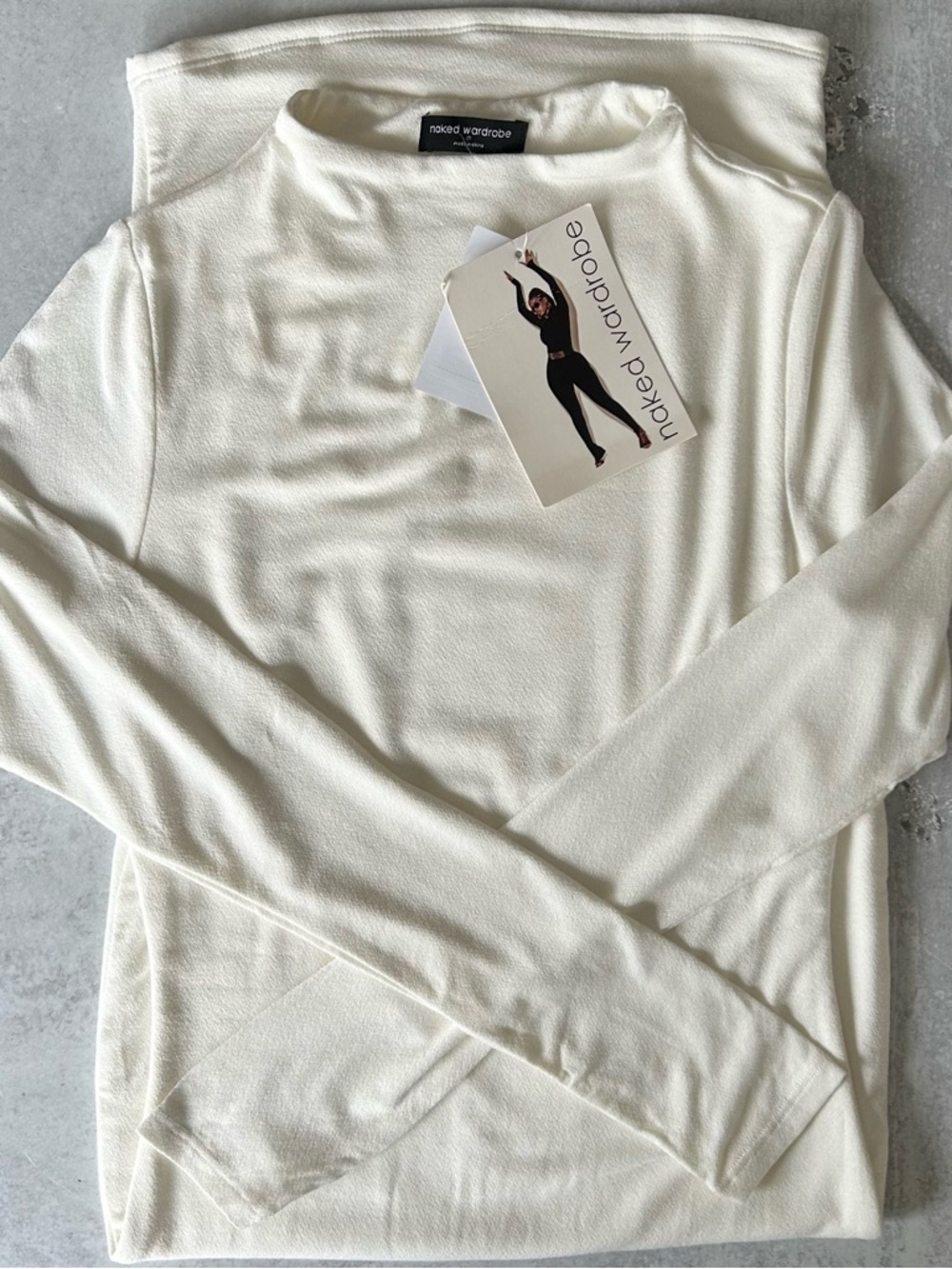 Naked Wardrobe NW Sculpt Midi Dress in White, M - Picture 5 of 8